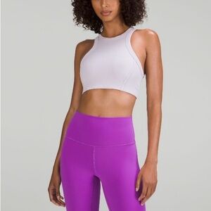 Ribbed Nulu High Neck Yoga Bra